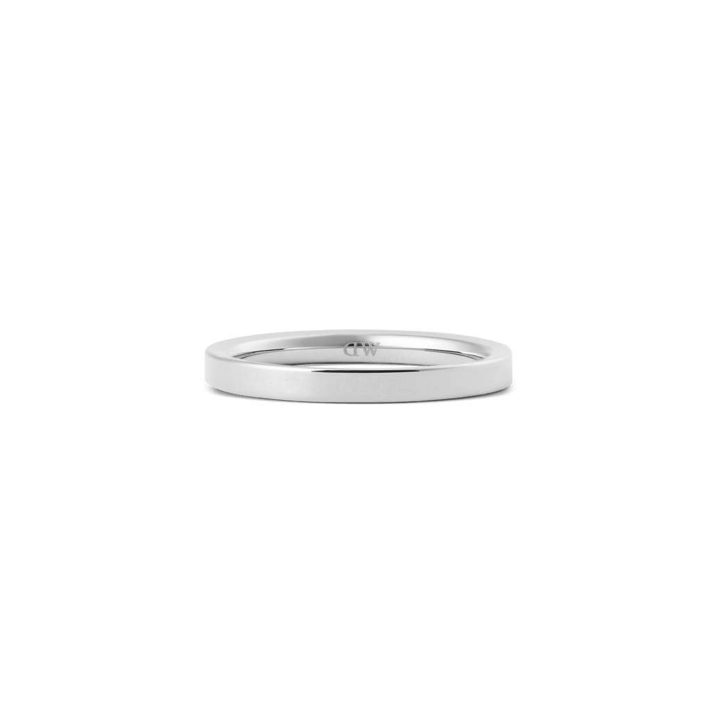 Line Ring Polished Silver 2.5mm