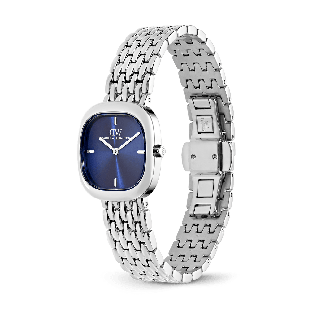 Corta Royal Blue Grain-Link Silver