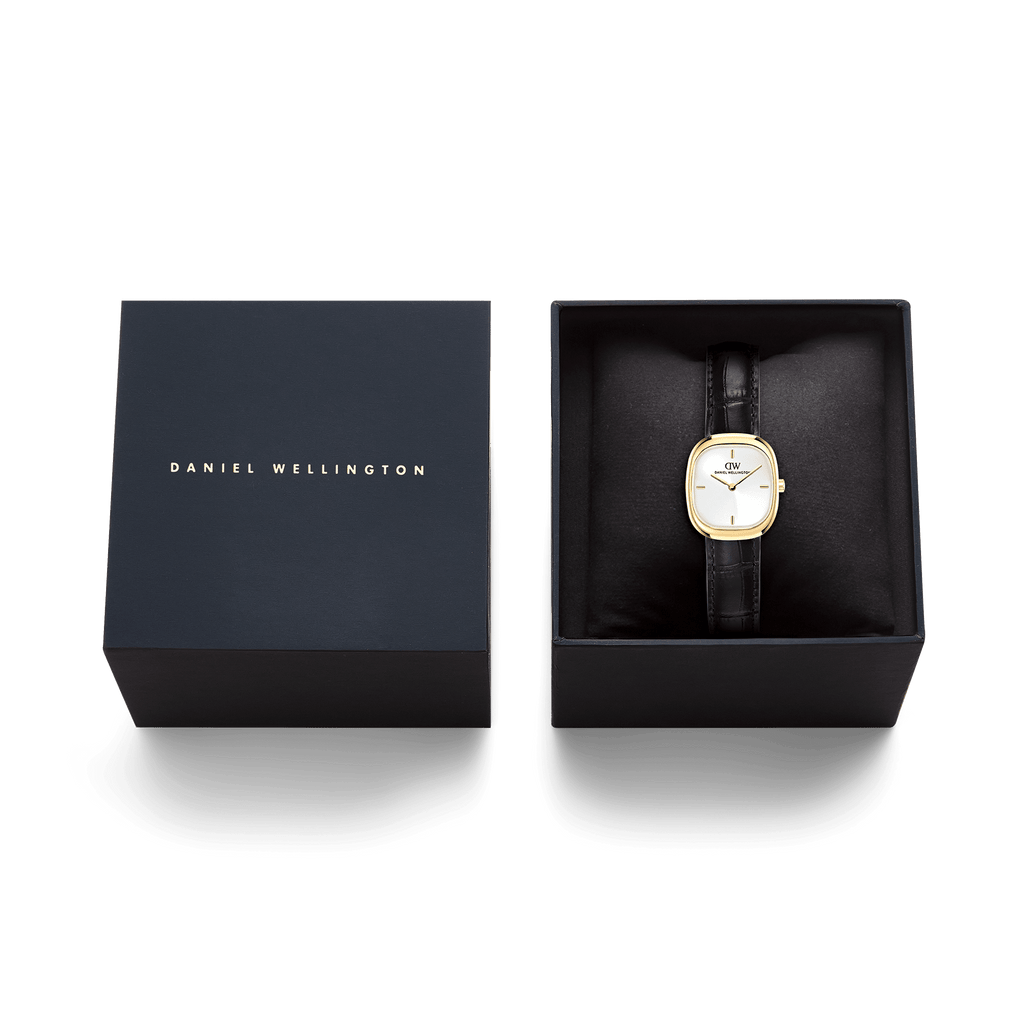 Corta Black-Croc Gold