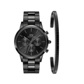 Iconic Chronograph Link + Classic Bracelet Black