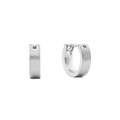 Line Earrings Brushed Silver 3.5mm