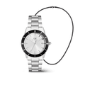 Iconic Paradigma & Tide Mesh Necklace Black Set