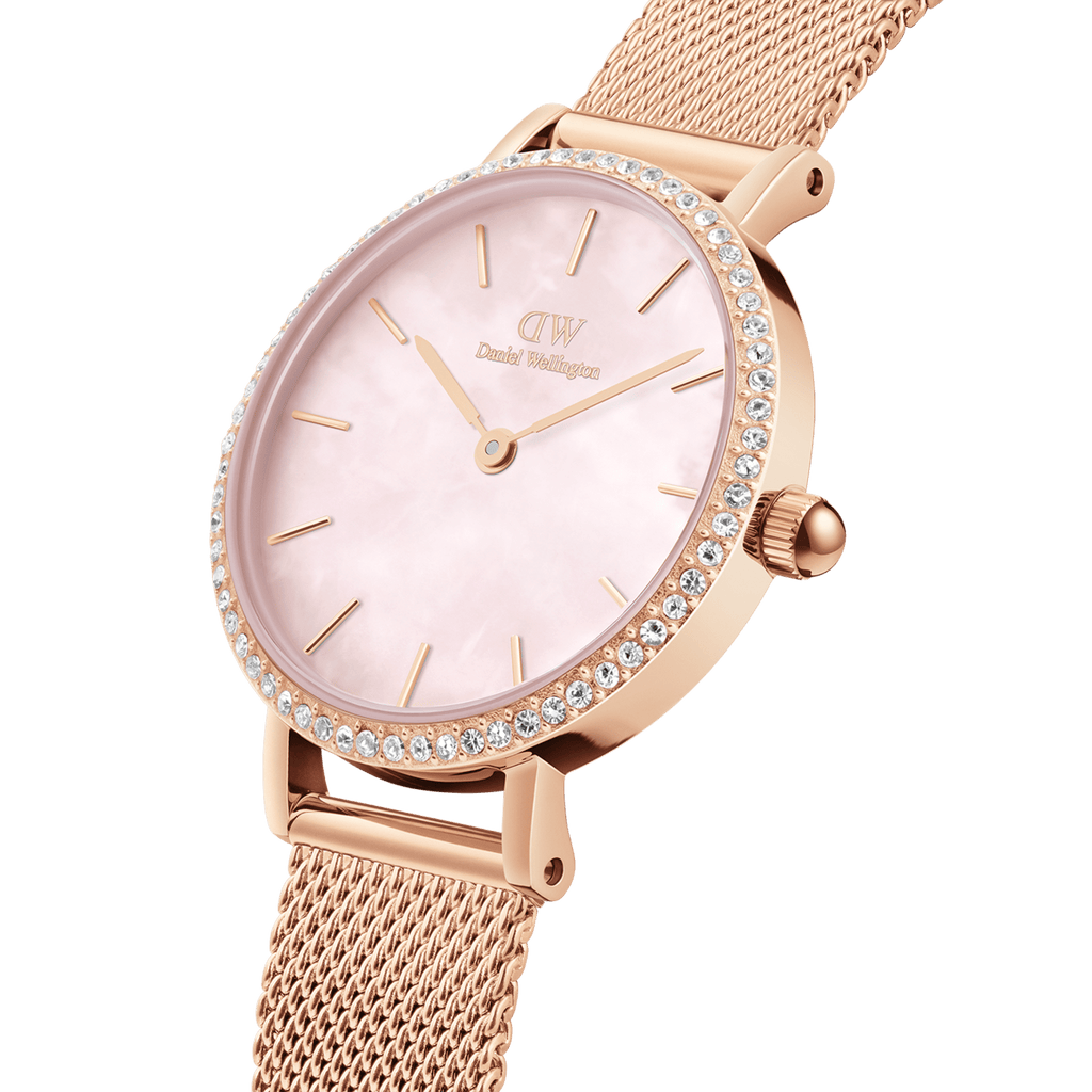 Petite Lumine Bezel Melrose Pink MOP